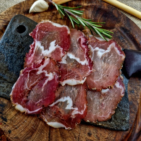 Lomo - Muschi de porc crud-uscat, 100g (feliat) Lomo - Muschi de porc crud-uscat, 100g (feliat)
