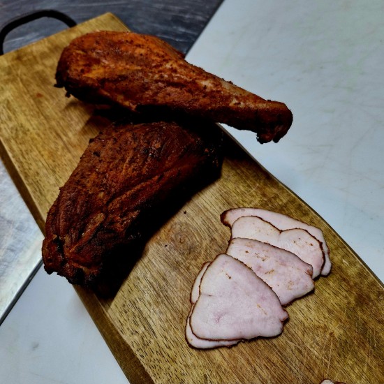 Piept de curcan, marinat si afumat (feliat), 100g Piept de curcan, marinat si afumat (feliat), 100g
